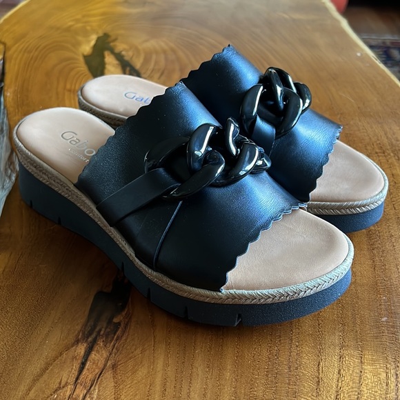 NWOB Gabor Leather Slide - Picture 7 of 17